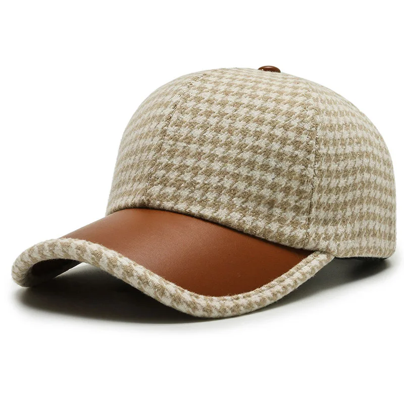 Houndstooth Leather Cup