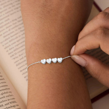 Custom Heart Initial Bracelet