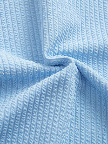 Ribbed LoungeFit™ Hooded Set – Kangaroo Pocket Tee & Drawstring Shorts