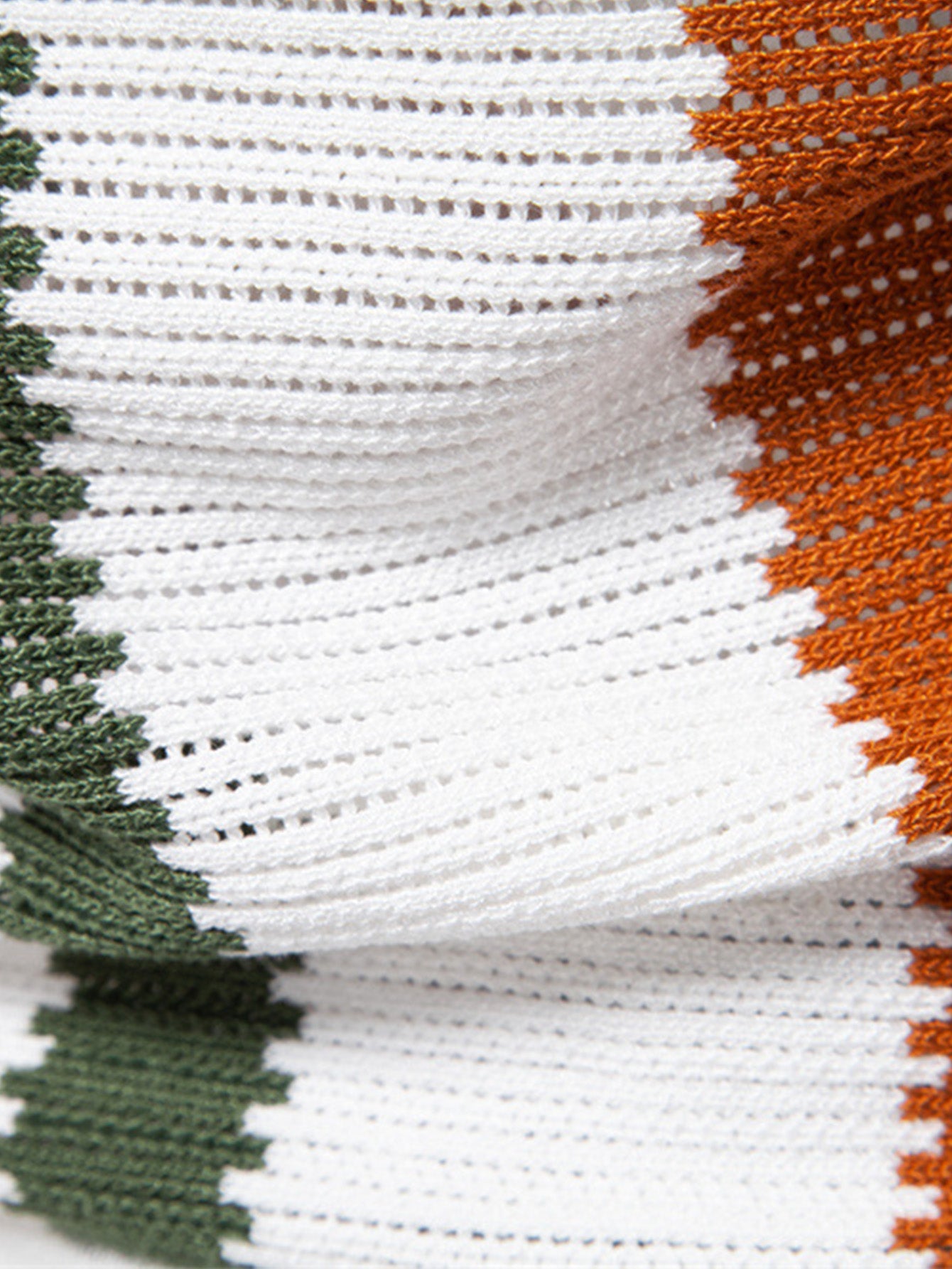 Casual Elegance Set – Striped Knit Collar Polo & Straight Linen Pants