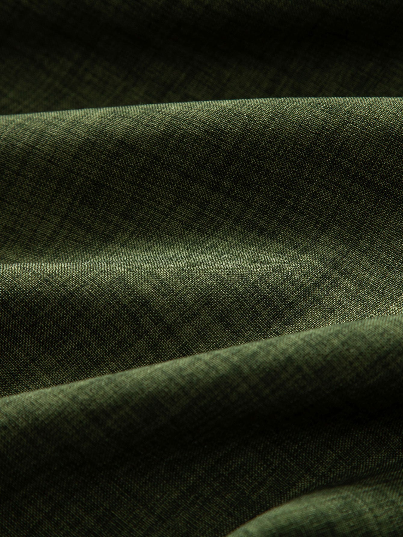 Short Sleeve Stand Collar Shirt & Straight Leg Linen Pants