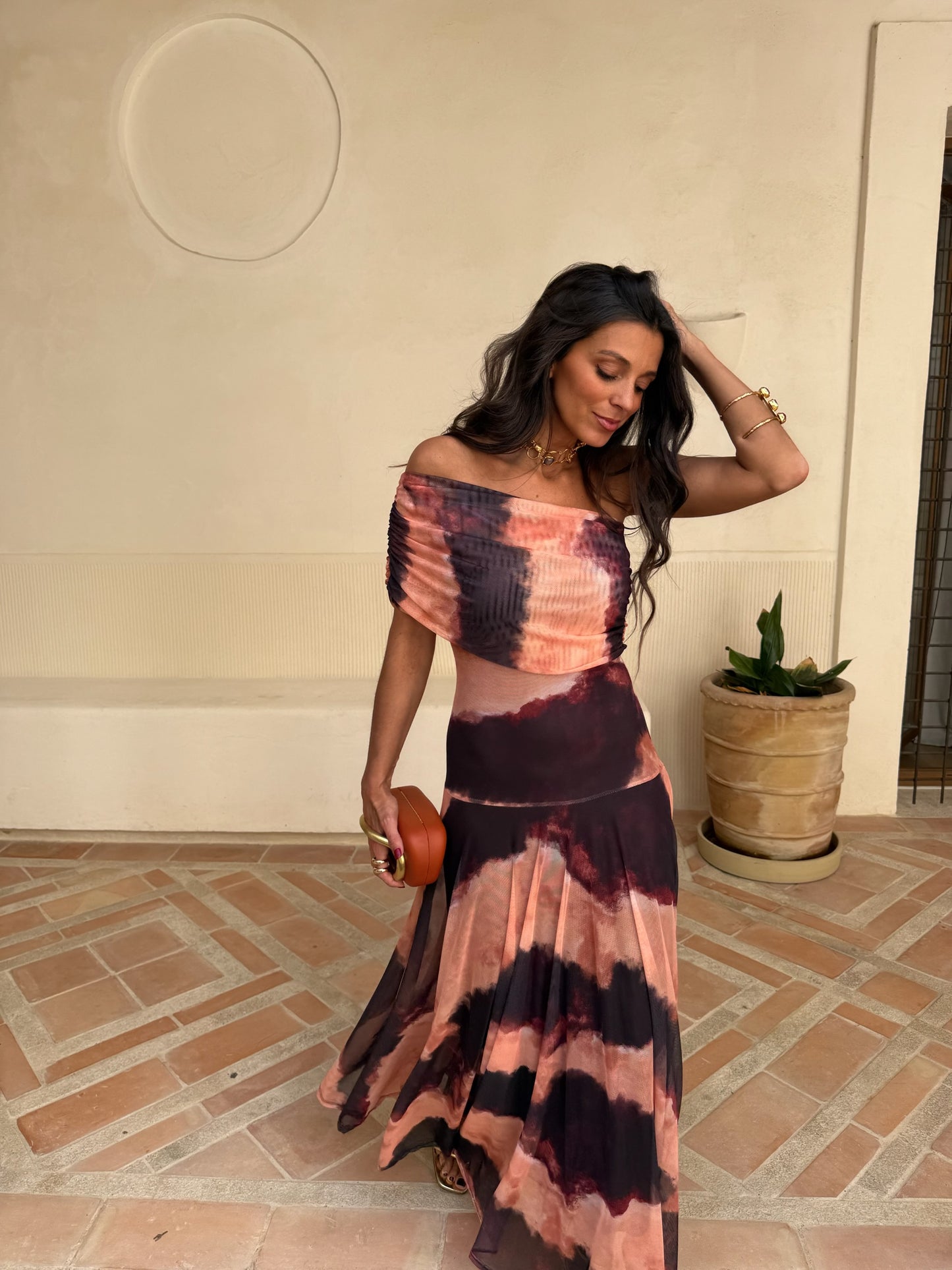 Rosamund | Off-Shoulder Maxi Dress