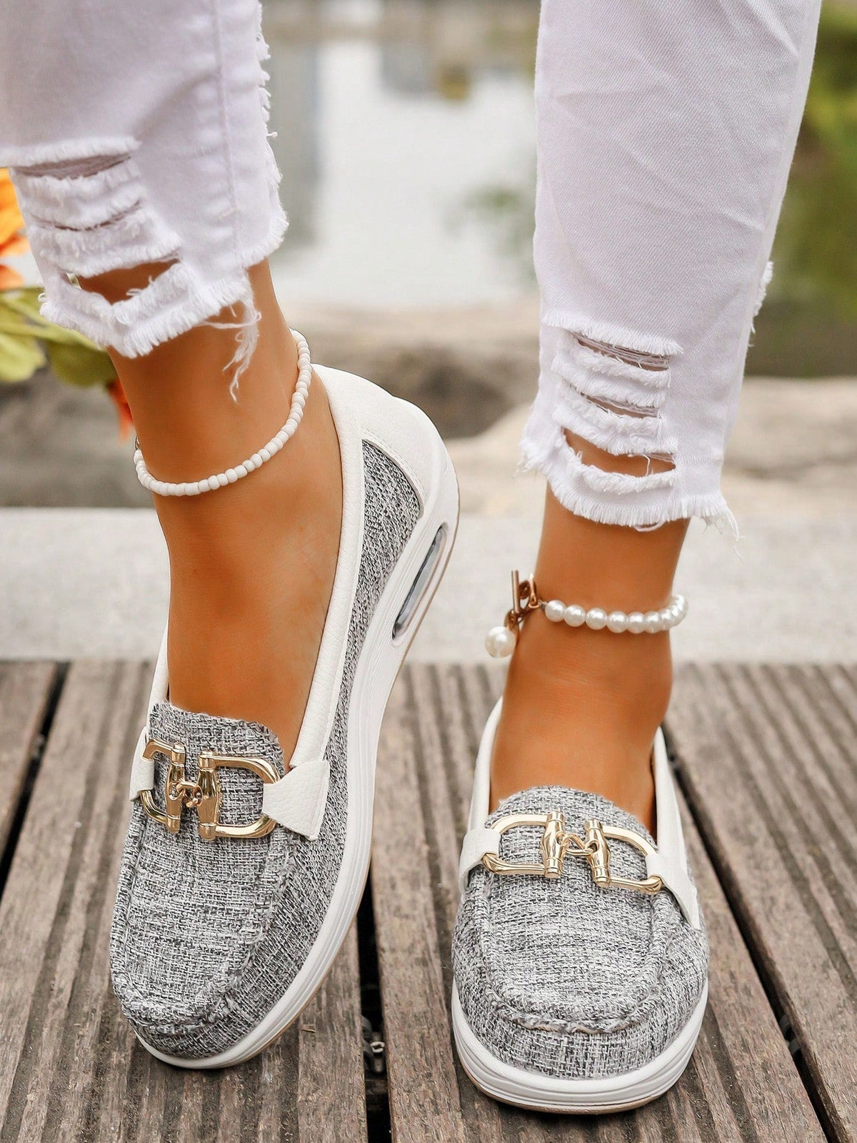 Ellie | Flat Loafers with Buckle