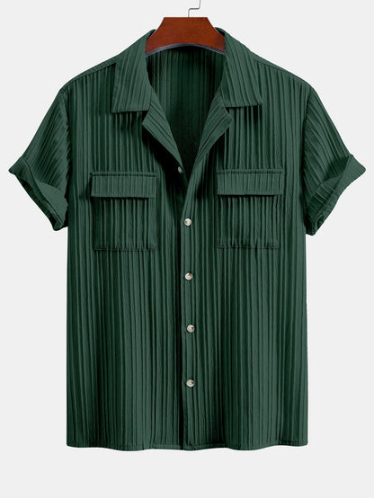 Breezy Summer Look: Cuban Shirt & Linen Pants Set