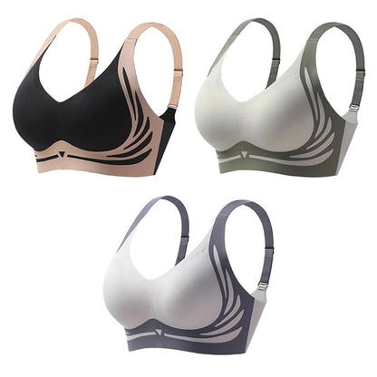 Last Day Buy 1 Get 3 Packs🎁Super Collection Bra | Wireless Push-Up Bra👍No More Sagging Breasts
