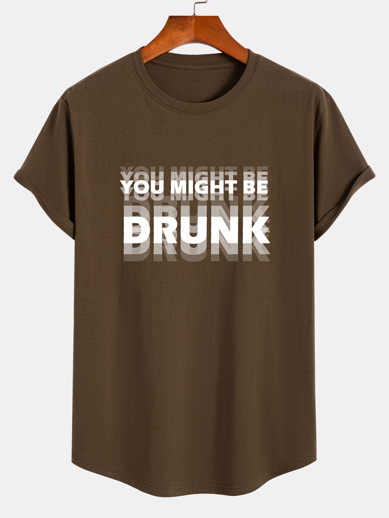 Stylish Cotton T-Shirt Featuring 'You Might Be Drunk'