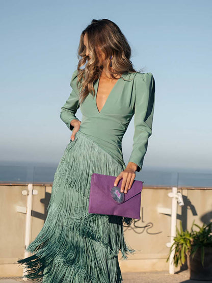 Isla | Fringe Dress
