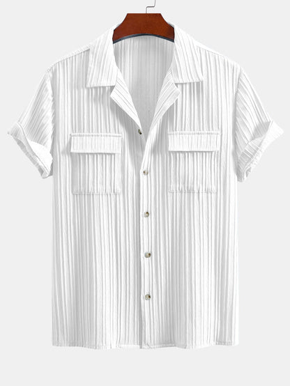 Breezy Summer Look: Cuban Shirt & Linen Pants Set