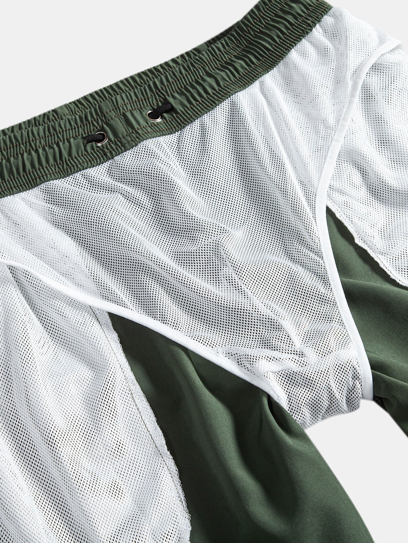 Palm Tree & Beer Print Shirt with Solid Drawstring Swim Shorts