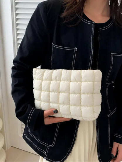 EMILY | Large Capacity Quilted Pouch