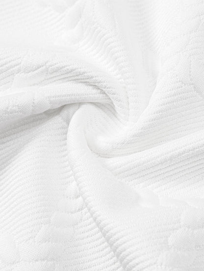 Stylish Jacquard Check Polo – Classic Fit