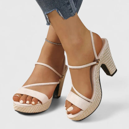 Lorienna |  Sophisticated Strap Heels