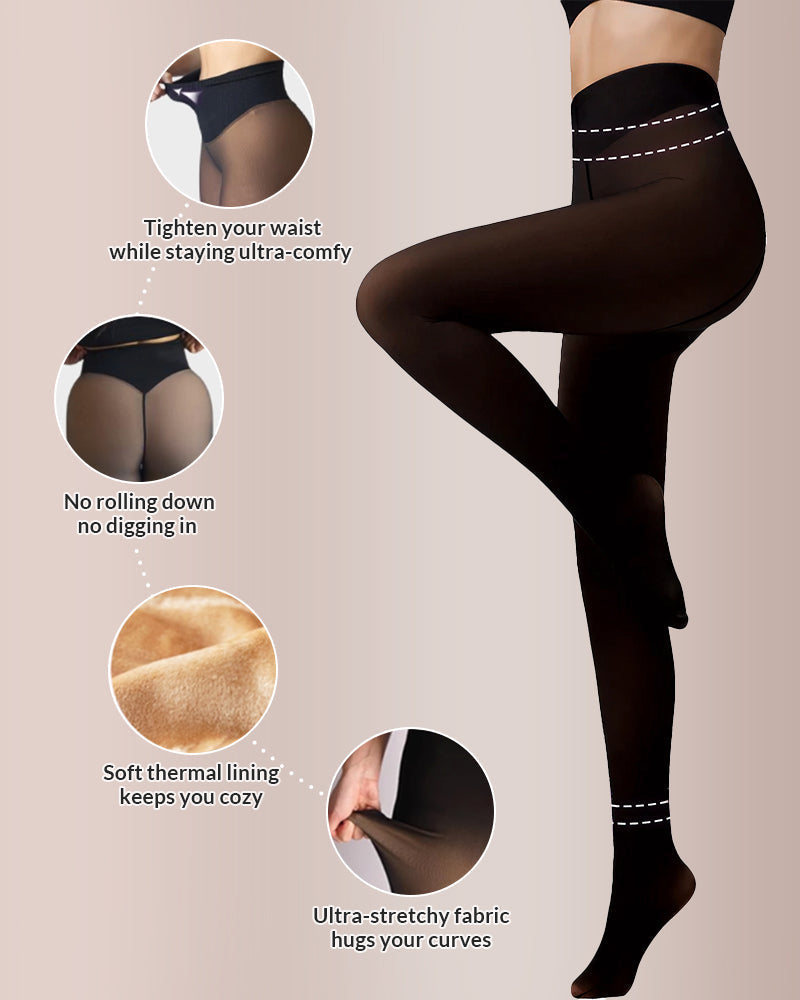 One-Seam Slimming Thermal Tights