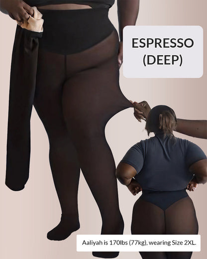 One-Seam Slimming Thermal Tights