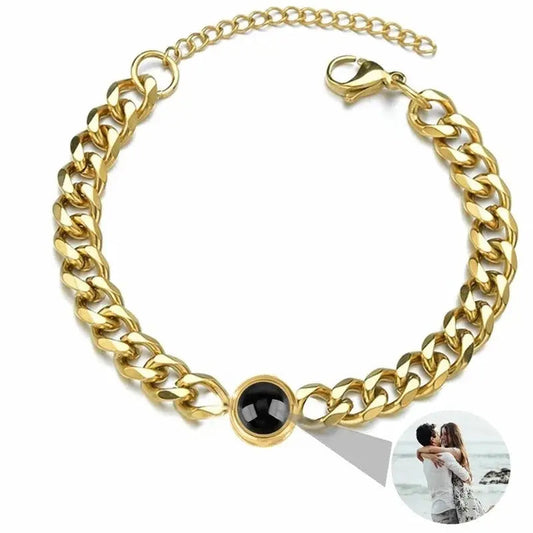 Custom Bracelet with Photo Projection (unisex)