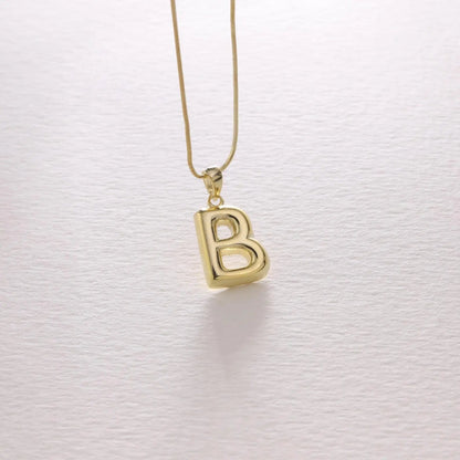 Custom Letter Bubble Necklace