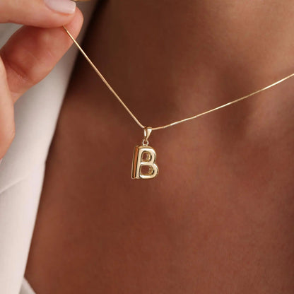 Custom Letter Bubble Necklace