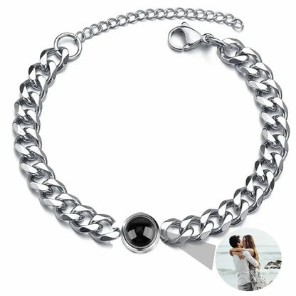 Custom Bracelet with Photo Projection (unisex)
