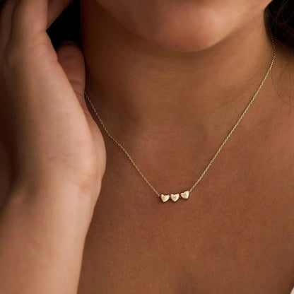 Custom Heart Initial Necklace