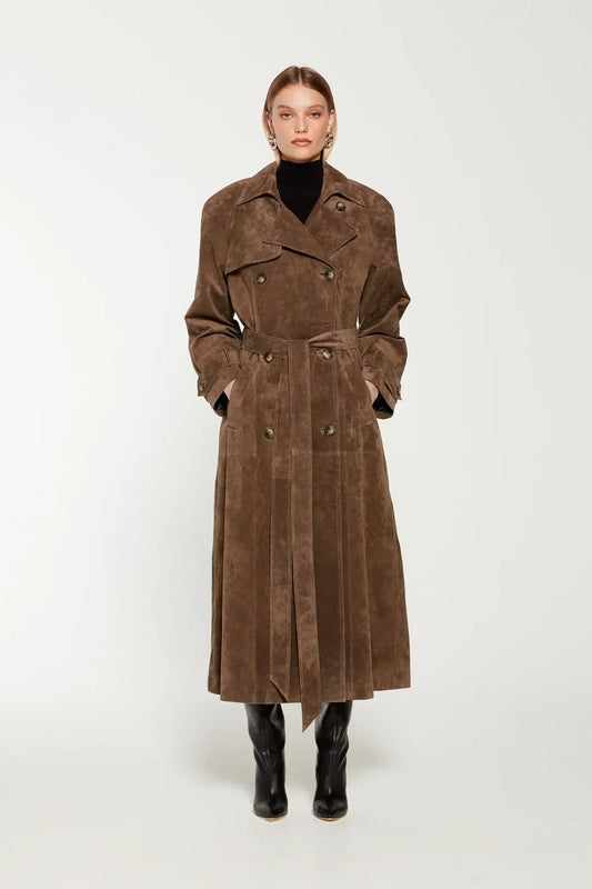 CHANTAL | Classic Belted Trench Coat