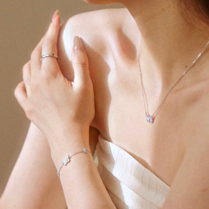 Luminous Dream Blue Butterfly Bracelet