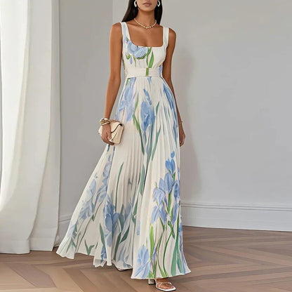 Iris | Elegant Floral Summer Dress