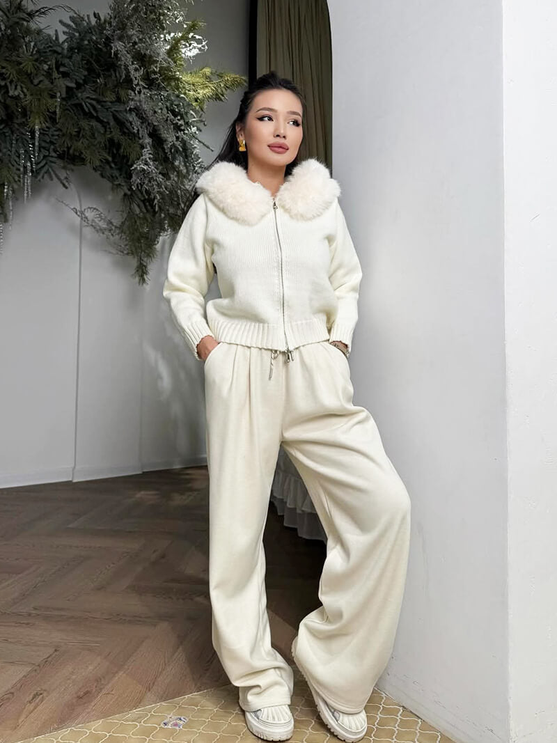 Alison elegant faux fur coat for a sophisticated look