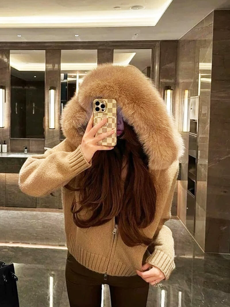 Alison elegant faux fur coat for a sophisticated look