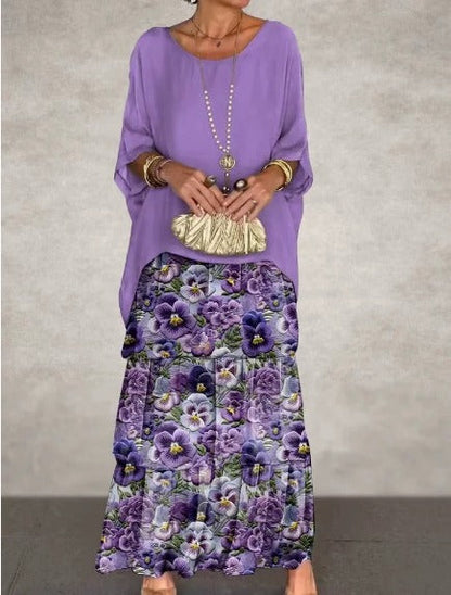 Dahlia | Flowing Ruffle Maxi Dress