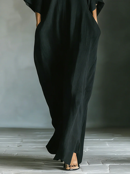 Evie | Kimono-sleeved Maxi Dress