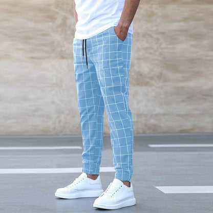 COLOMBO | Comfortable and stylish plaid joggers for men