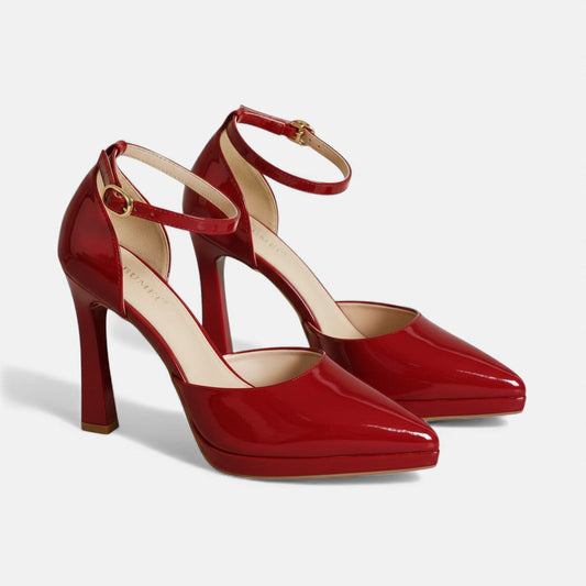 Amelia | Ankle Strap Pump Heels