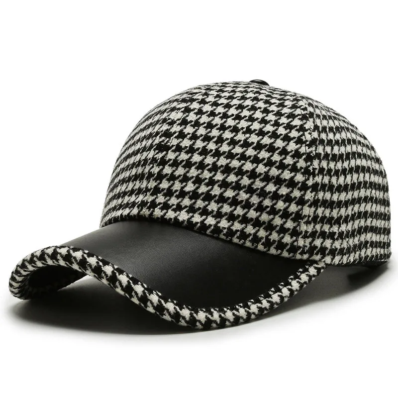 Houndstooth Leather Cup