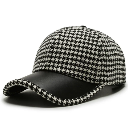 Houndstooth Leather Cup