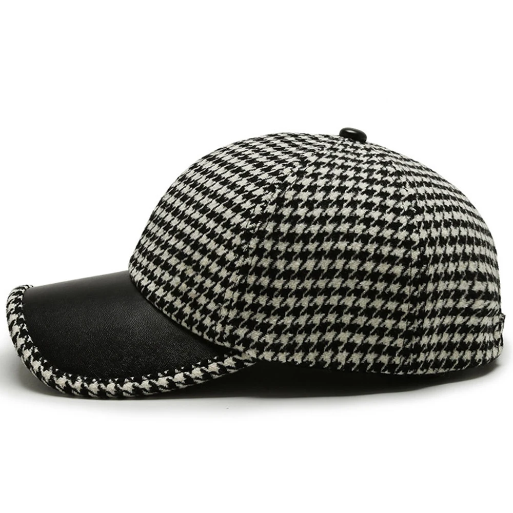 Houndstooth Leather Cup