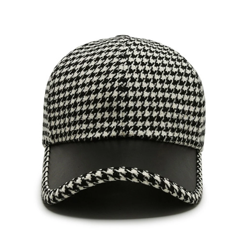 Houndstooth Leather Cup