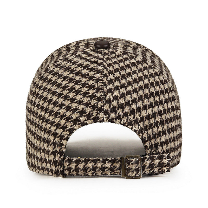 Houndstooth Leather Cup