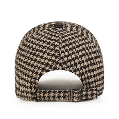 Houndstooth Leather Cup
