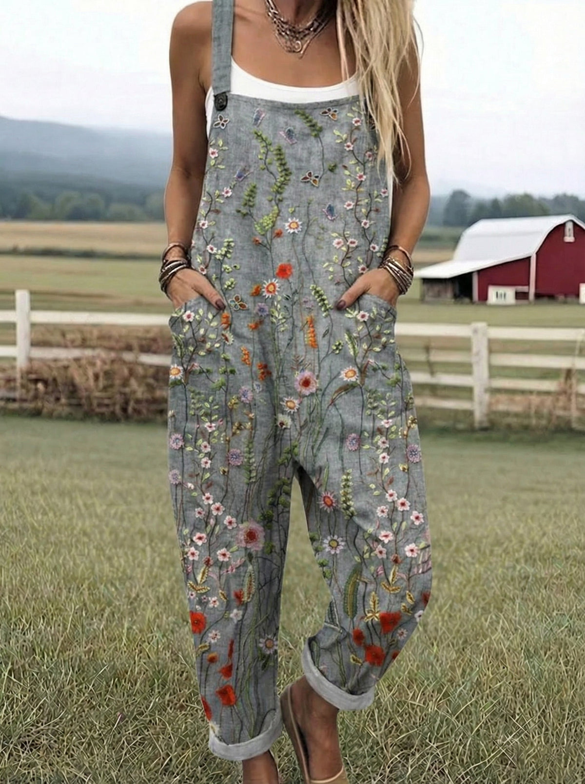 Dawn | Printed Wide-Leg Jumpsuit