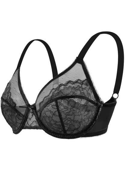 Enchante Unlined Lace Underwire Bra