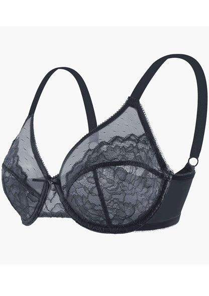 Enchante Unlined Lace Underwire Bra