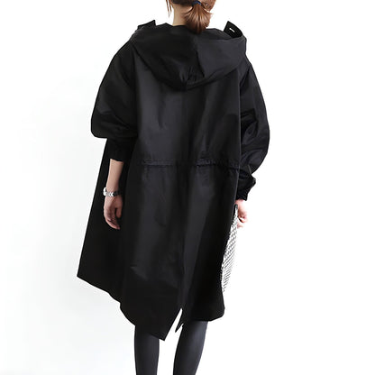 Lena - Relaxed Hooded Trenchcoat