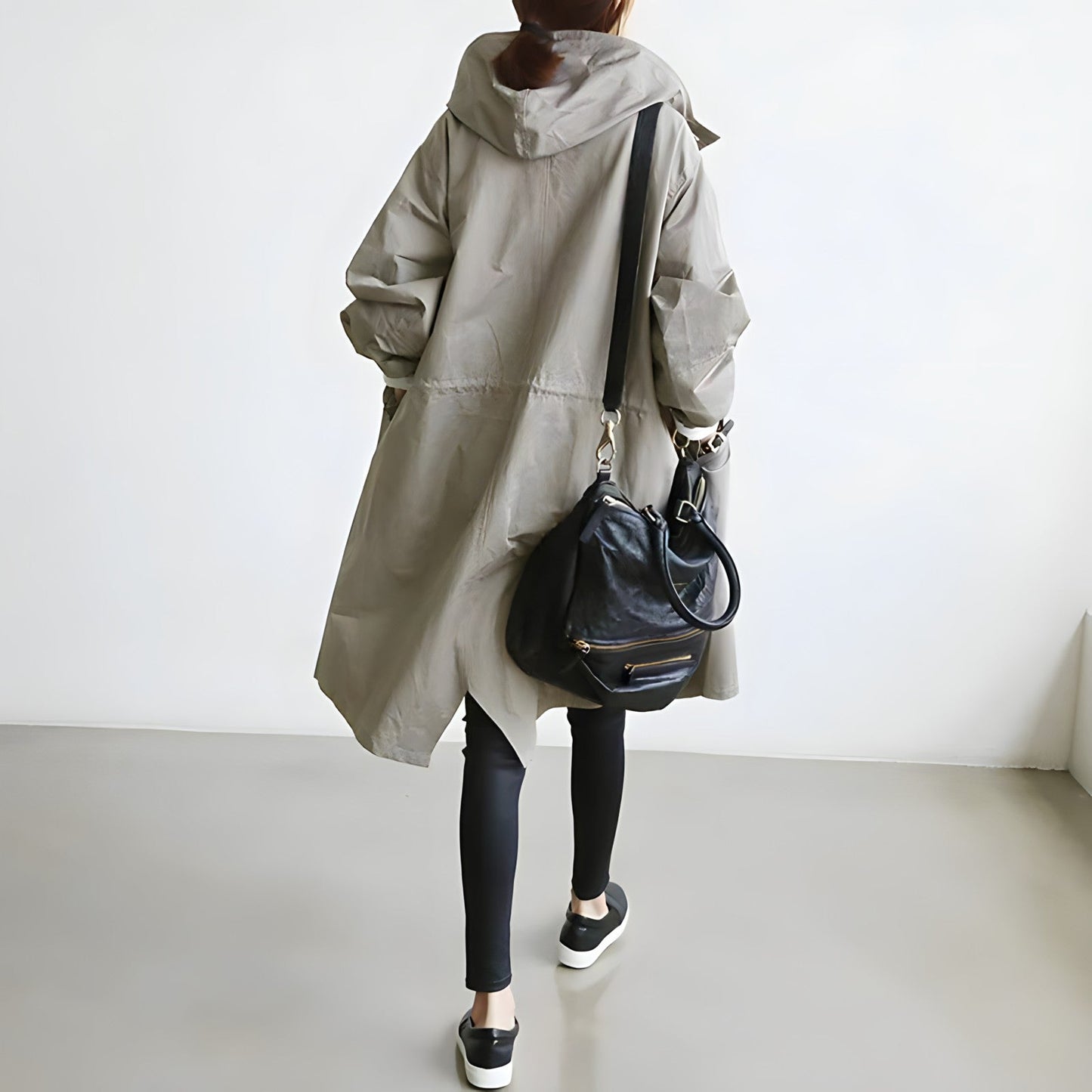 Lena - Relaxed Hooded Trenchcoat
